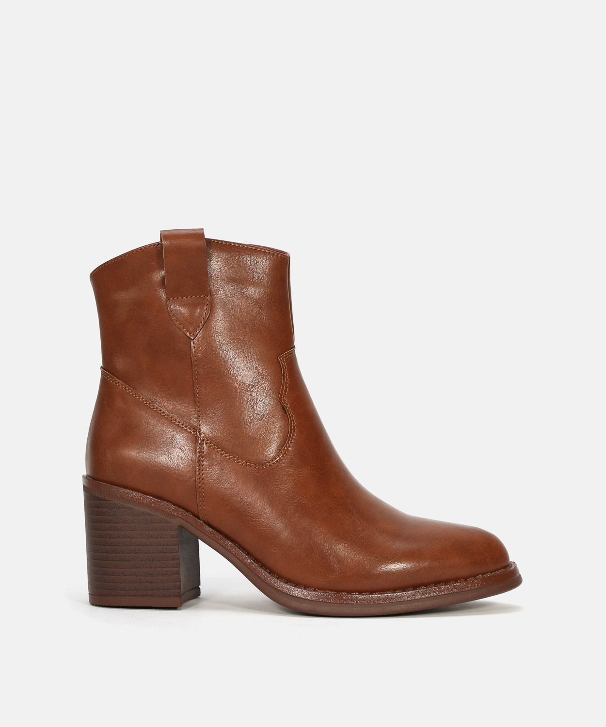 Botines tac&oacute;n liso image number null